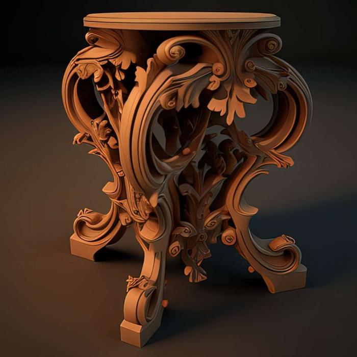 Furniture (3DFRN_470) 3D model for CNC machine